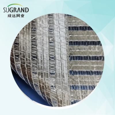 China Sun HDPE Reflective Shade Net Aluminum Foil Shade Net Aluminum Foil Shade Net for sale