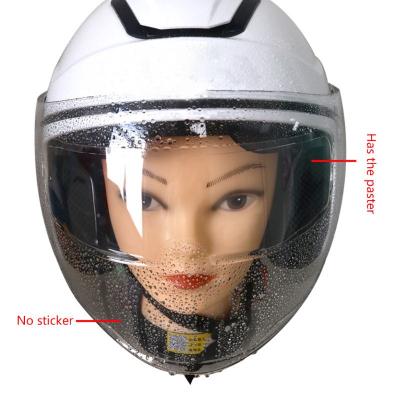 China For Motorcycle Helmet Visor In Running Clear Insert Anti Fog Motorcycle Sun Visor Film Correction Lens For Helmet for sale