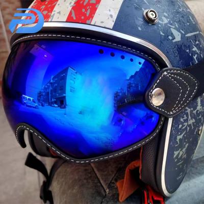 China Cool Motorcross Protective Cafe Racer Night Vision Motorcycle Helmet Sun Visor Lens For Motorcycle Care for sale