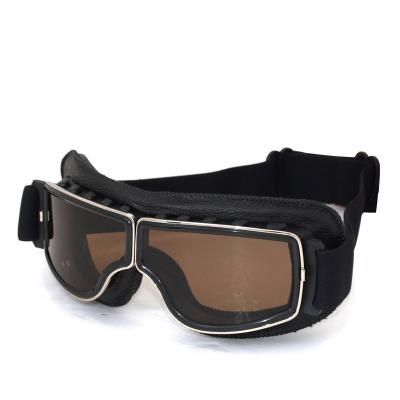 China Available OEM Vintage Riding Eye Protection Motorcycle Theft Goggles Outdoor Cycling Climbing Glasses for sale