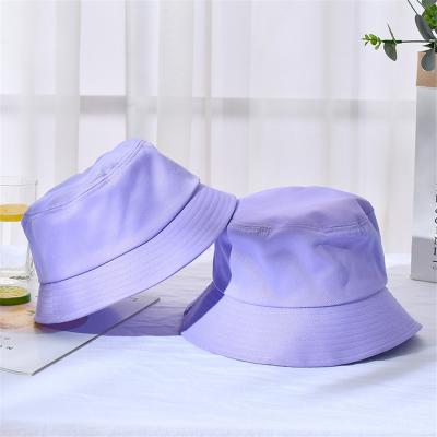 China Outdoor Fisherman Bucket Hat Cotton Bucket Hats Women Summer Beach Sunscreen Panama Soft Cozy Unisex Felted Sunbonnet Hats for sale