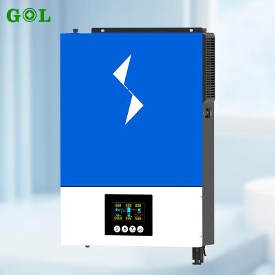 China Solar power system home 3.6kw 6.2kw off grid tie inverter 24v 48v PV hybrid solar mppt inverter with battery charger for sale