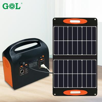 China C 500w AC/DC LiFePO4 Portable Outdoor Generator Type All In One Energy Storage Power Station Solar Charging Solar Generator for sale