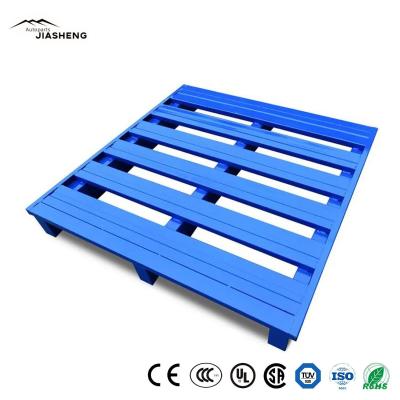 China                  High Quality Metal Pallet Manufacturers 4 Way Iron Power Coat Two Way Steel Pallet              for sale