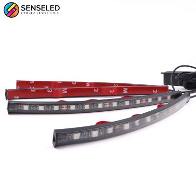 China Light Up Whole Car Interior SMD5050 RGB 48 LED Strip Atmosphere Car Lights LED Car Strip Light Kits for sale