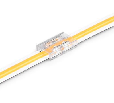 China / Accessory Transparent IP20 COB LED Strip Connector For 8mm 10mm COB Led Strip Light for sale