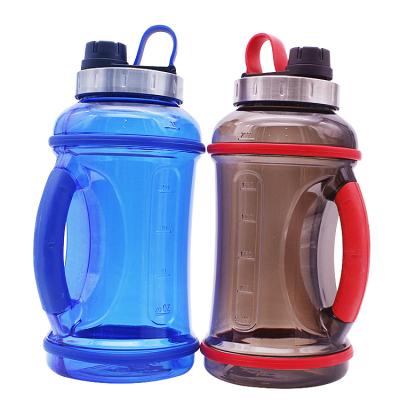 China 3.2L Water Bottle Handle Grip Fitness Gym Rocker Lid BPA Free Plastic Non-Slip Travel Drinkware Bicycle Sports Large Capacity for sale