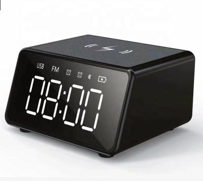 China Hot Sale Wireless Outdoor Speaker With Microphone Party Speaker With Two Alarm Clock for sale