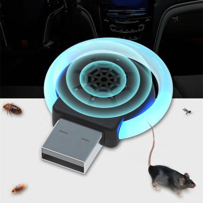 China New USB Car Mouse Car Mosquito Repellent Chip Viable Ultrasonic Cockroach Electronic Mouse Repellent for sale