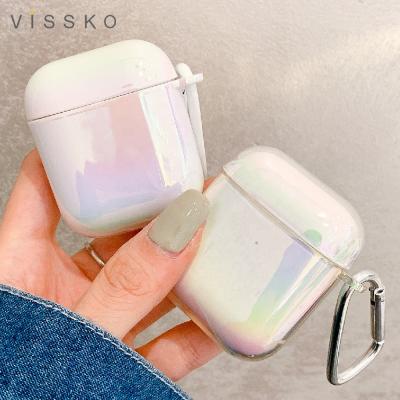 China Fanshion Hot Sale Soft Colorful Exquisite Luster Packaging Shell TPU Protective Shell For Apple AirPods 1/2 Pro Wireless Earphones for sale