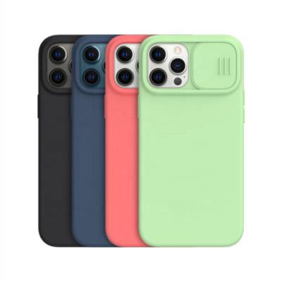 China Anti-drop Nillkin Shockproof Liquid Silicone Phone Case For iPhone 12 12 Pro Max Series for sale