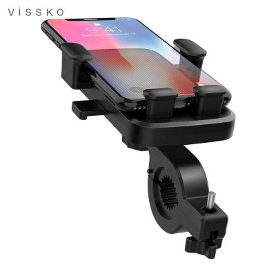 China New ABS vissko universal solid for 4-6.5 inch mobile phone motorcycle motorcycle electric bicycle smart phone holder for sale