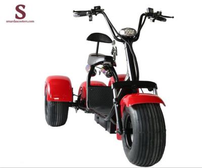 China 2022 fashionable wholesale fast tire citycoco 3 wheel electric mobility scooter supplied by chinese factory for sale