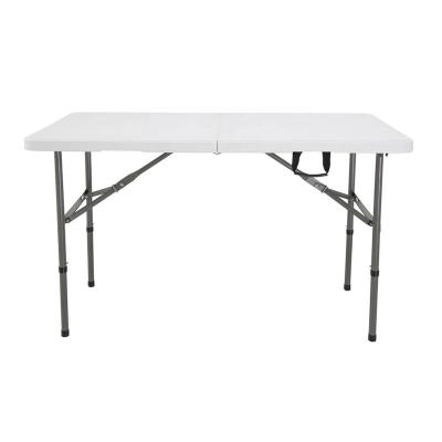 China Modern Hot Sale 4FT Camp Folding Table Plastic Outdoor Square Table for sale