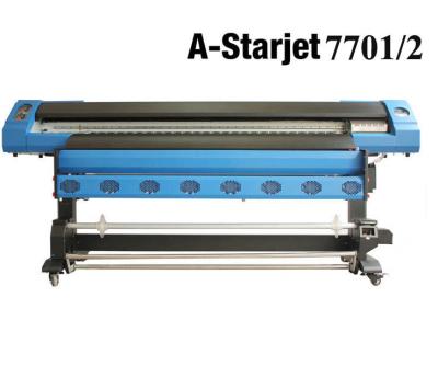 China A-starjet-a 7702 1.8m eco oplosbare printer met 2 hoofden van PCs DX7 Te koop