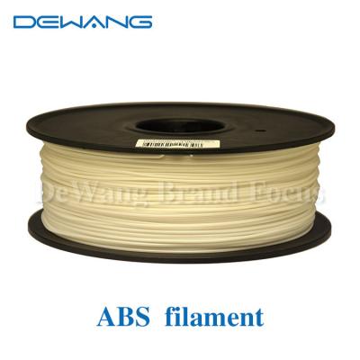 Cina filamento Makerbot compatibile RepRap, Rapman Pearl White della stampante dell'ABS 3D di 3mm in vendita