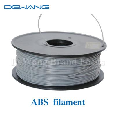 Cina 3D filamento 1kg/2.2lb dell'ABS della stampante 3.0mm per RepRap, Makerbot, Ultimaker, Gray di Mendel in vendita