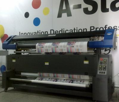 China Professional Dye Textile Fabric Sublimation Printer Eco solvent / DX7 Printhead for sale