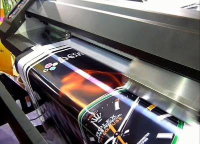 China Doppelter Farbe-Epson DX7 der Seiten-8 Querformat-Drucker 3200mm mit 2880 Düsen zu verkaufen