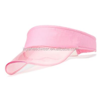 China Plastic PVC Bill Visor Cap Clear Fashion Visor COMMON transparent UV protection for sale