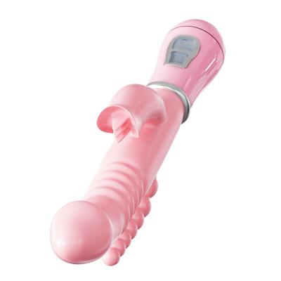 China 12 frequency strong earthquake; Language ; Powerful Vibrating Clitoris Mini Portable Av Massage Female Backyard Stimulation Vibrator for sale