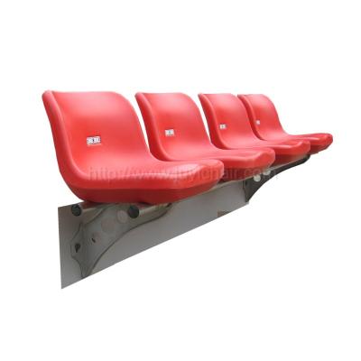 China 380*390mm HDPE plastic Fixed Stadium Seating half back  BLM-1808 for sale