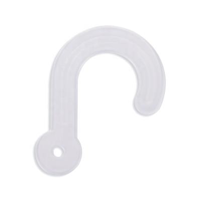 China Viable Black Plastic J Hooks For Sock Wrap And Hats Display Hanger Hooks for sale