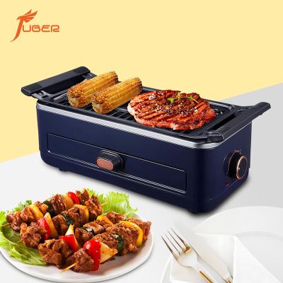 China Easily Cleaned Smokeless Grill Ultra Gourmet Electric Adjustable Temperature Control Electric Grill For Household for sale