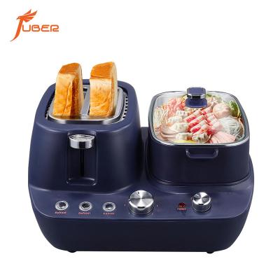 China Good Selling Outdoor Automatic Toaster Pan Machine 4 in 1 Breakfast Maker for Household for sale