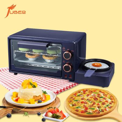 China Multifunctional Automatic Power-in One Oven Warm Milk Pot Egg Boiler Frying 5 in 1 Breakfast Maker Machine for sale