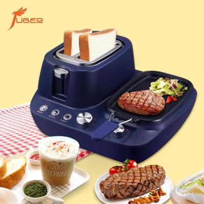 China Outdoor Explosive Models Automatic Breakfast Pot Cereal Makers Hot Pan 4 in1 Household Breakfast Makers for sale