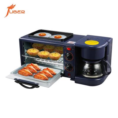 China Outdoor Worth an Unlimited Redemption 3 in 1 Electric Breakfast Station Toaster Bread Breakfast Sandwich Maker for sale