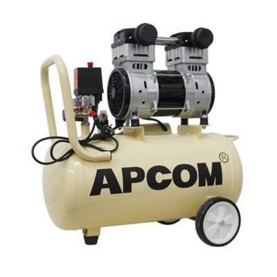 China 750w Dental Air Compressor Portable Silent Oil Free Air Compressors 1.5kw 2 HP Gallon 50l Pump 6 Aircompressors 30L 2hp for sale