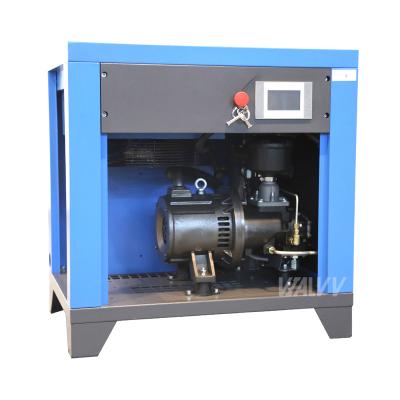 China Low Noise Oilless Vialvv 10hp 50hz Screw Air Compressor Pump Industrial Trade Fengshi for sale