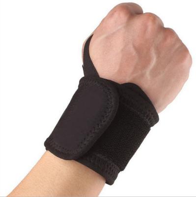 China New Durable Sports Wristband Band Gym Wrist Brace Wrist Support Sleeve Snaps Carpal Tunnel Wristbands For Fitness for sale