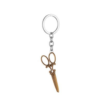 China Creative Vintage Mini Scissors Key Chain Key Chain Decoration Gadget for sale