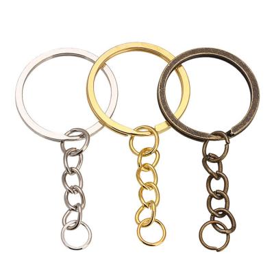 China Wholesale Custom Decoration Metal Chain Alloy Key Chain Key Rings for sale