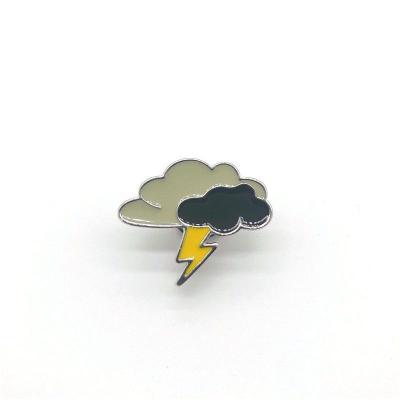 China China Anime Eco-Friendly Dark Cloud Stainless Steel Pins Metal Badges Collage for sale