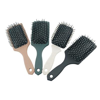 China Spa Home Massage Hair Care 1PCS Wooden Paddle Headed Teeth Hair Brush Cushion Large Board Anti-Static Comb for sale