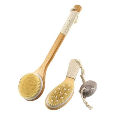 China EXFOLIATING New Natural Loofah 3PC Sponge Bath Rub Exfoliate Bath Towel Bath Brush Beauty SPA Massager for sale