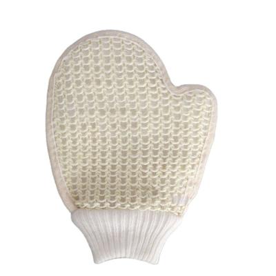 China EXFOLIATING Natural Sisal Bath Glove Exfoliate Bath Sponge Massage Bath Brush Body Glove for sale