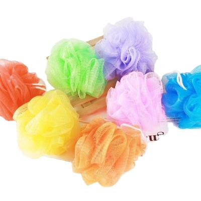 China EXFOLIATE Colorful Mesh Sponge Bath Sponge Shower Sponge Bath Ball Bath Belt for sale