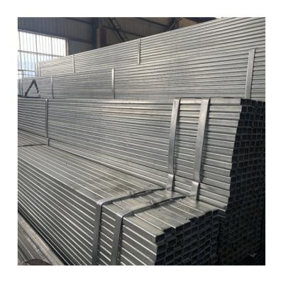 China Chinese Steel Structure Pipe Sale 20*20*2.0 Hollow Section Galvanized Rectangular Pipe And Tube for sale