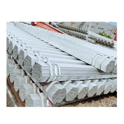 China Structure Pipe Galvanized Coated Hot Dipped Galvanized Round Welded Steel Pipe For Scaffold Pipe Water Pipe for sale