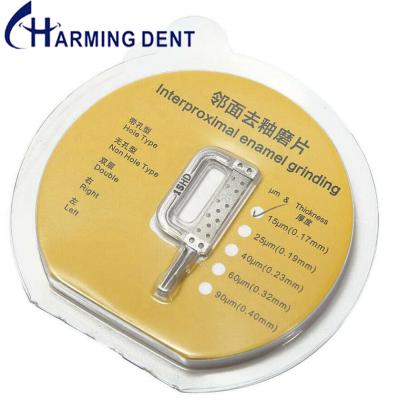 China Blade Has Charming Holes Dental Interproximal Enamel Reduction Strips Dental Saw Blades For PIR System / Dental Orthodontic PIR Bands Stripper for sale