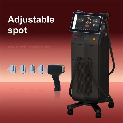 China Professional 1800W Laser Diode 808nm Hair Removal Machine with Exchangeable Spot Size for sale