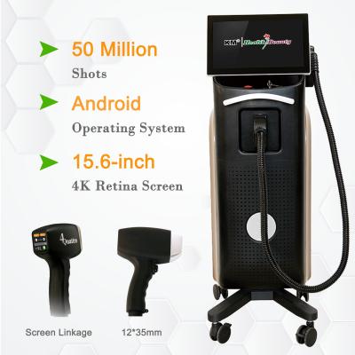 China 50% korting IJs Platinum Depilatie Laser Haarafhaalmachine golflengte 755nm 808nm 1064nm Te koop