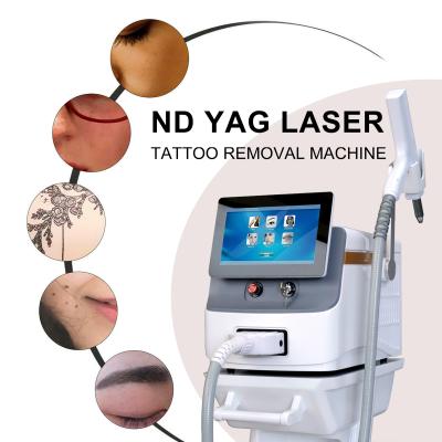 China Long Pulse Nd YAG Laser Hair Removal Machine Draagbaar voor commerciële doeleinden Te koop