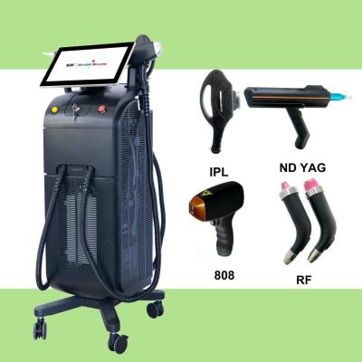 China 755nm 808nm 1064nm Multifunctional Beauty Machine Pico Nd YAG Laser With RF Technology for sale