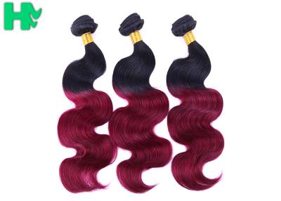 China Ombre Color Human Hair Natural Human Hair Weave Bundles 8A Body Wave for sale